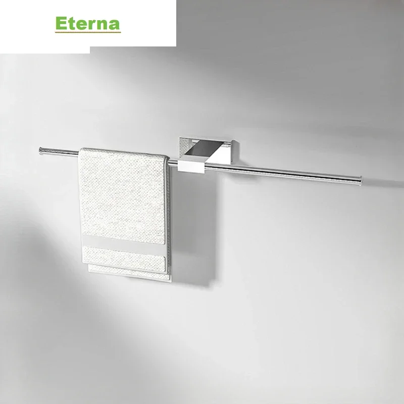 towel bar for bathroom,Stainless steel chrome plated minimalist style anti-corrosion and rust proof towel rod