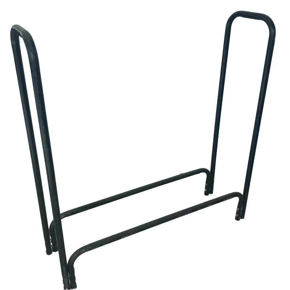 

Adjustable Iron & Wood Firewood Steel Rack Outside Warehouse Storage Durable Metal Rack