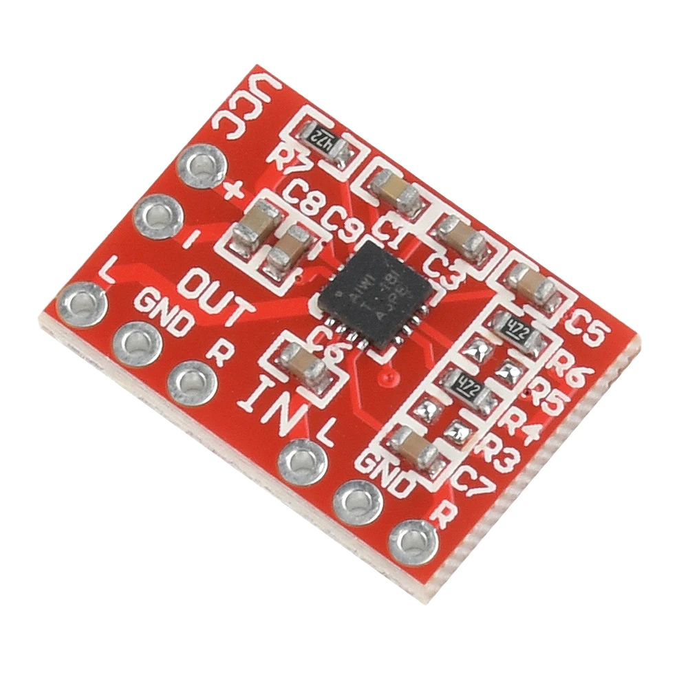 TPA6132 Power Amplifier Board Differential To Balanced Single-ended Output Amp Module Difference Single Door Board DC 2.3-5.5V