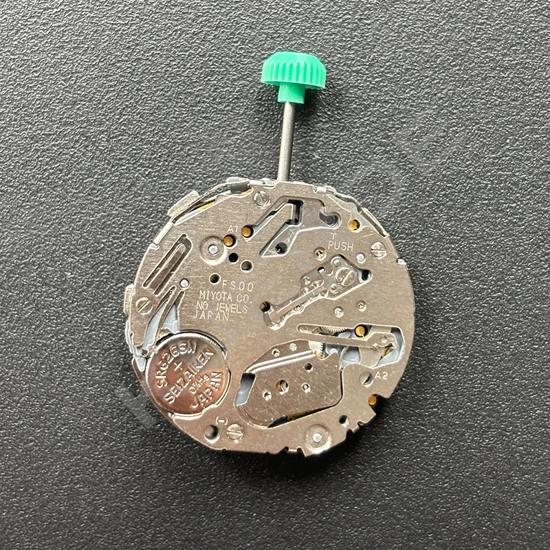 اليابان المستوردة FS00 حركة 6 الأيدي متعددة الوظائف تقويم واحد حركة كوارتز 3 نقاط التقويم ساعة حركة الملحقات