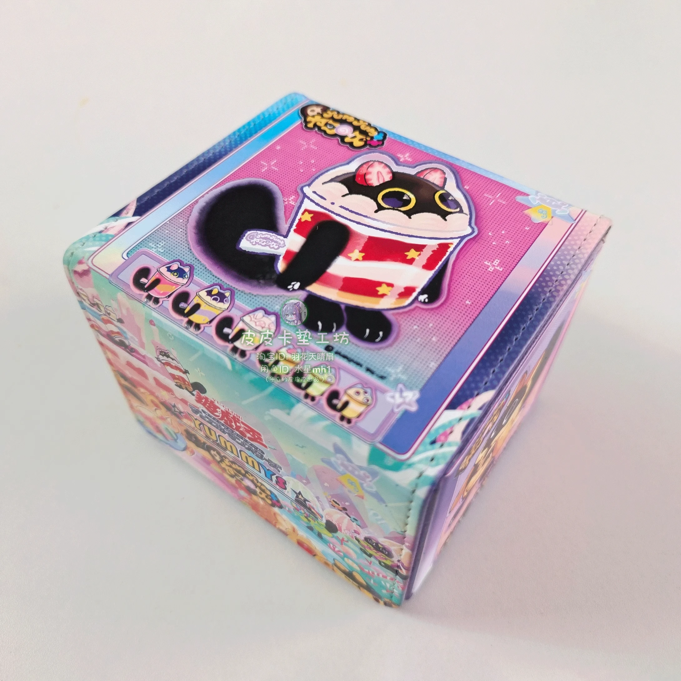 Desenhos animados Diy Yu-Gi-Oh! Cupsie caixa de armazenamento de cartão delicioso ygo cooky caixa de proteção de coleção de cartão de couro bonito anime cartão presente brinquedo ﻿