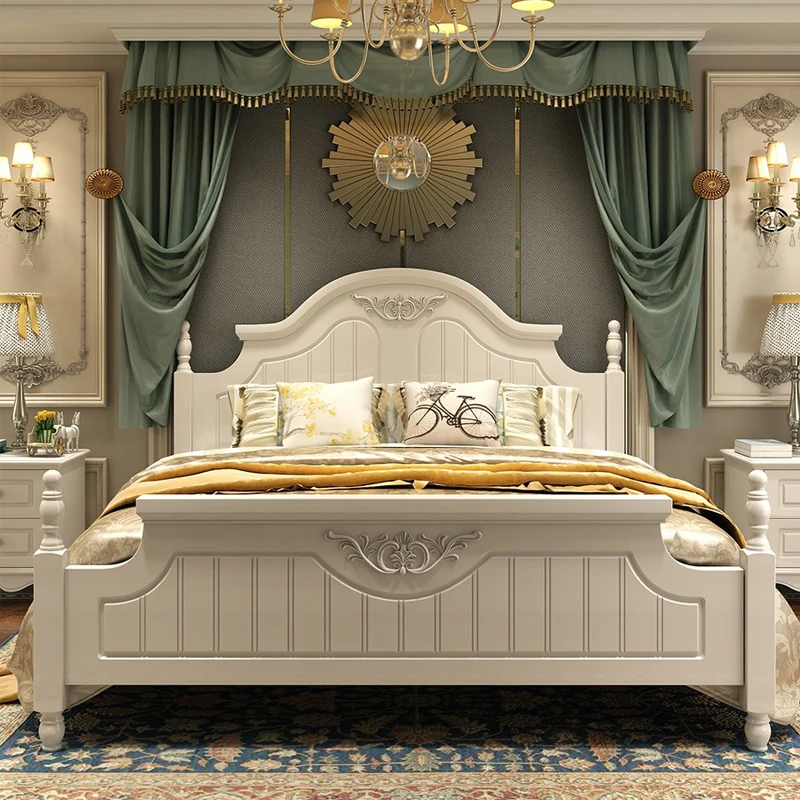 

Castle Design Bed Girls Beauty Nordic Simple Safe Sleeping Bed Princess Luxury Children Double Wooden Beliche Trendy Furniture