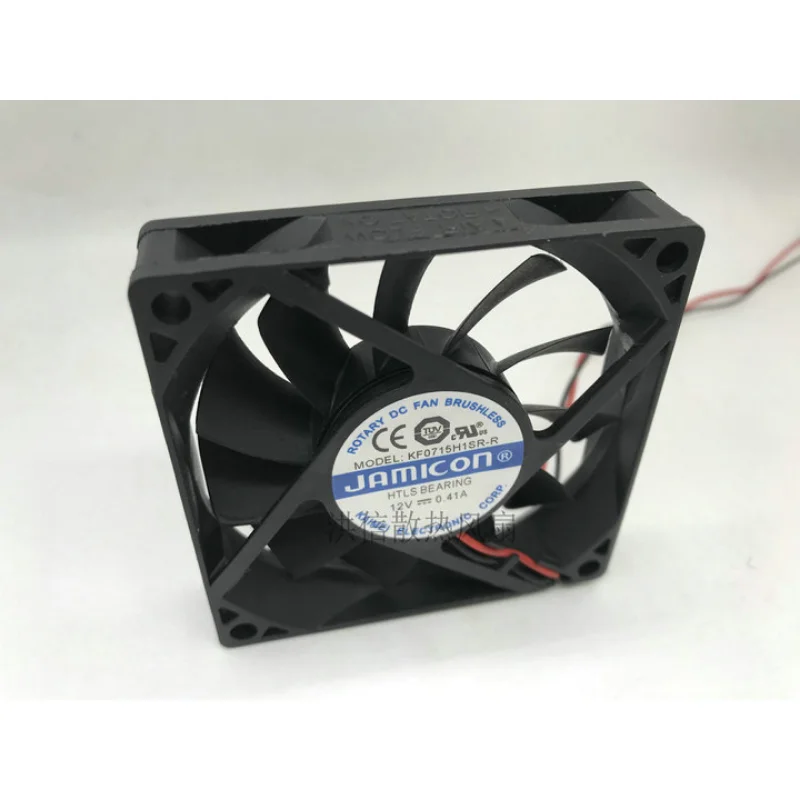 New CPU Cooler Fan JAMICON KF0715H1SR-R 12V 0.41A 2-wire 7cm 7015 cooling fan 70*70*15mm