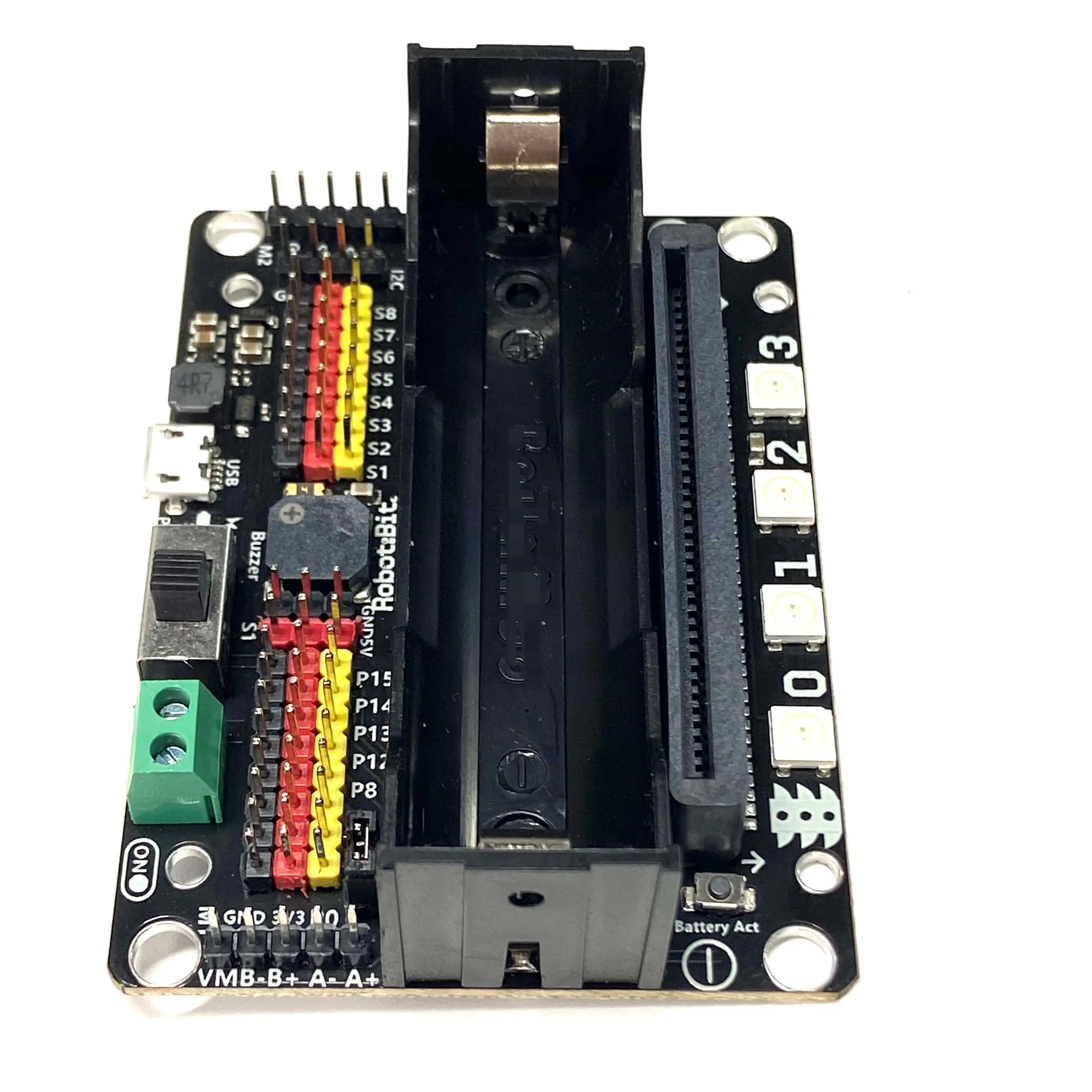 Micro:bit Expansion Board Microbit Elementary and Middle School Starter Robotbit V2.0 Python Programming