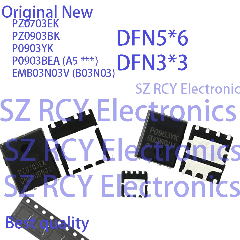 (5-30 PCS) NUEVO PZ0703EK PZ0903BK P0903YK P0903BEA EMB03N03V PEA32DY E7 DFN MOSFET IC Chip electrónico