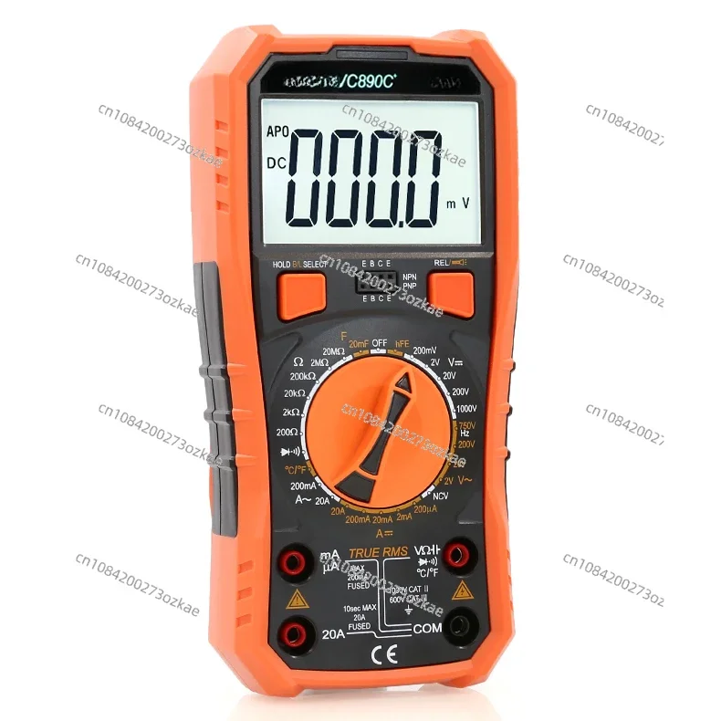 

VC890D\ VC890C + Digital Multimeter High Precision Electrician Digital Display Universal Meter Capacitor Intelligent Anti-burn