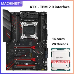 MACHINIST X99 Motherboard Kit Set With Xeon E5 2650 V4 Or E5 2690 V4 LGA 2011-3 CPU Support DDR4 TPM2.0 M.2 MR9A PRO MAX