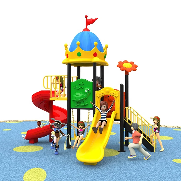 Outdoor plastic recreational equipment for children, large slide, children's playground equipment, plastic slides for outdoor playgrounds.