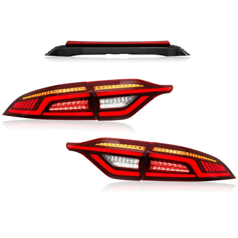 LED Tail Light Replacement Tail Lights For 2020-2024 Corolla with LED DRL Start Animation Sequence Indicator Rear Light