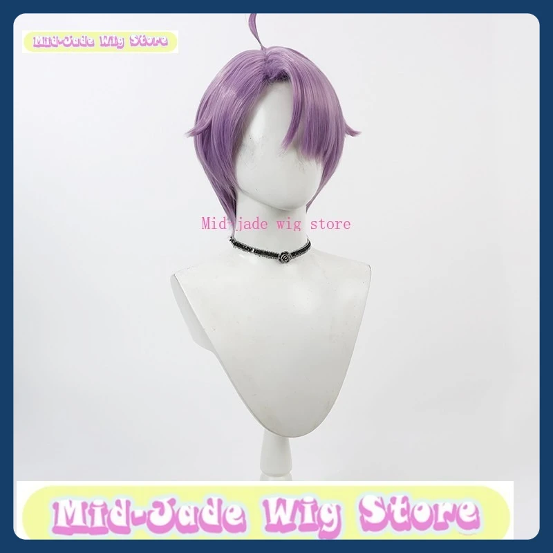 Mid-jade Wig Store No Girls In The Mix 후지 코스프레 가발 애니메이션 게임 역할 놀이 합성 머리 할로윈 파티