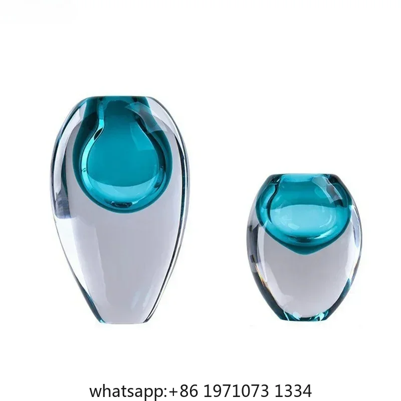 Glass Vase Transparent Hydroponic Flower Pots Desk Decoration Flower Arrangement Floral Vases  Home Decor