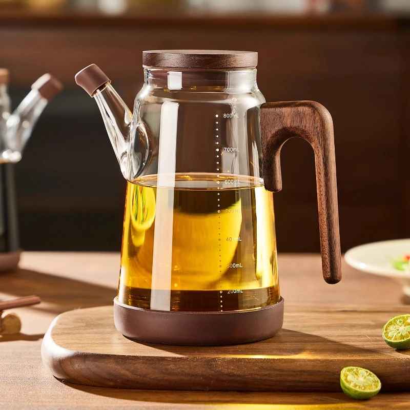 

Walnut Oil Pot Kitchen Household No Oil Hanging Food Grade High Borosilicate All Glass Jar Pot Kitchen Storage Supplies