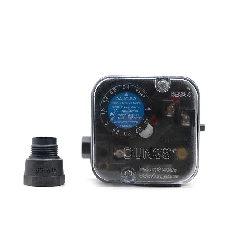 2026 Premium Products Dungs AA-A2-6-3 Compact Air Gas Pressure Switch from Germany