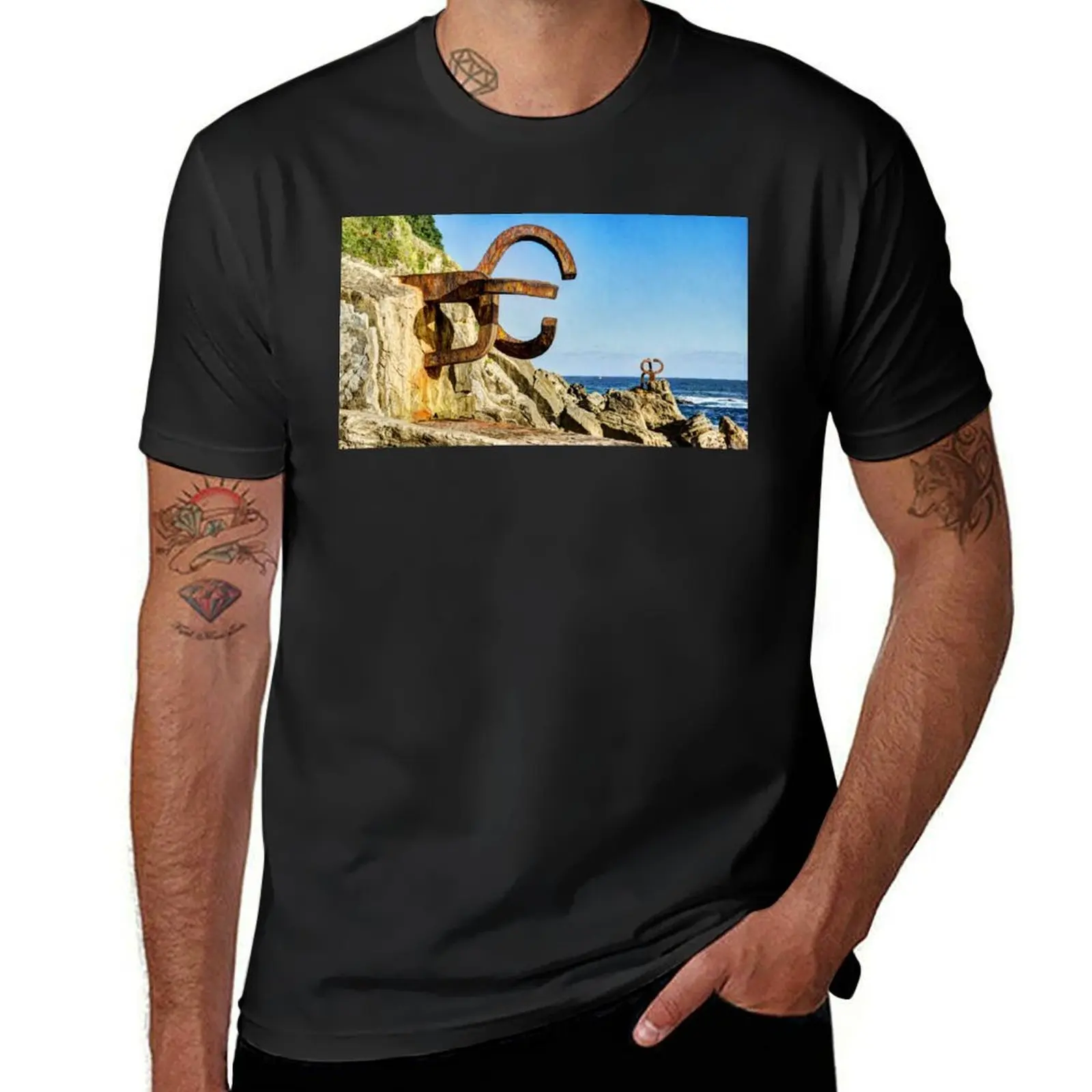 Comb of the Wind by Chillida 02 T-Shirt Blouse sports fans Short sleeve tee men workout shirt