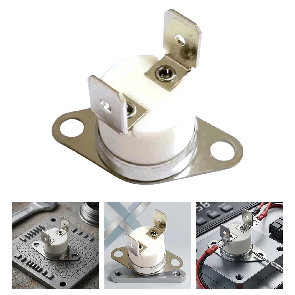 Bimetal Disc Thermostat with Auto For Reset Function 0-260C Operating Range 10 Amp AC Voltage Compatible 120-250V