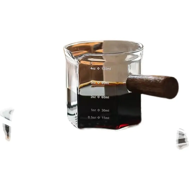 extracteur-d'espresso-petite-tasse-a-lait-avec-pichet-a-lait-gradue-poignee-en-bois-seau-a-jus-pour-dosage-d'assaisonnements