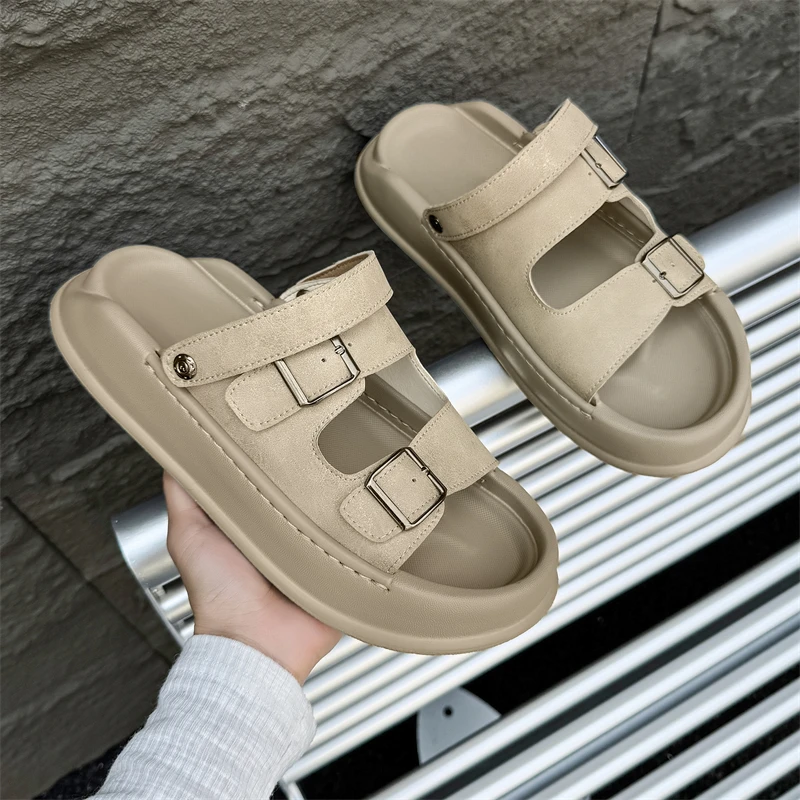 

Пляжная летняя мужская обувь для отдыха, дизайнерский классический стиль, уличные повседневные модные уличные прогулочные сандалии высокого качества, хит продаж