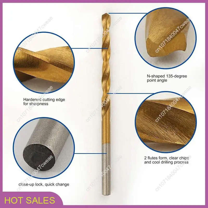 

360 Pcs Titanium Drill Bit Set HSS Drill Bits For Metal, Steel, Wood, Plastic, Copper, Aluminum Alloy, 1Mm To 3.5Mm-A98U
