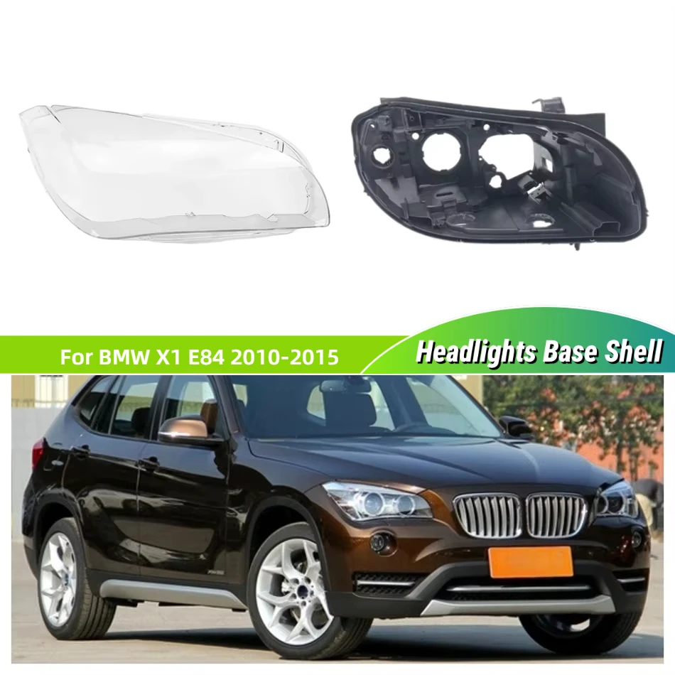 

Для BMW X1 E84 2010 2011 2012 2013 2014 2015 Автомобильные аксессуары Основание фары Корпус фары Дом Стеклянная лампа Корпус