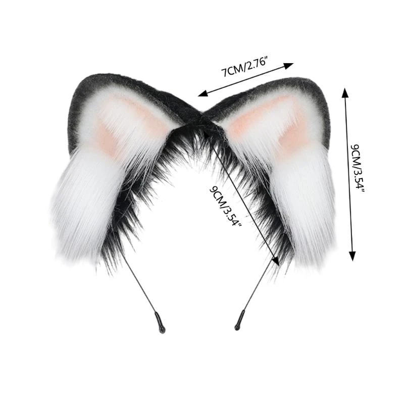 

Cosplay Anime Character Headband Plush Ear Hair Hoop for Girls