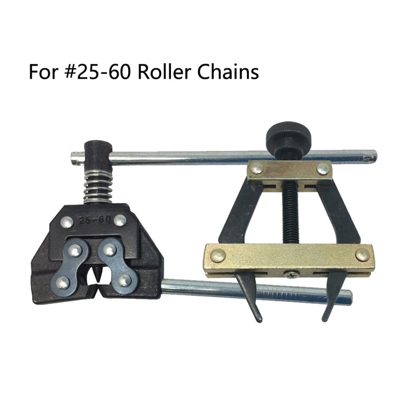 25-60 Roller Chain Holder Puller&Breaker Cutter 25 35 41 40 50 60 415H 428H 520 530 Tools Kit For Bicycle,Motorcycle Chains Repl