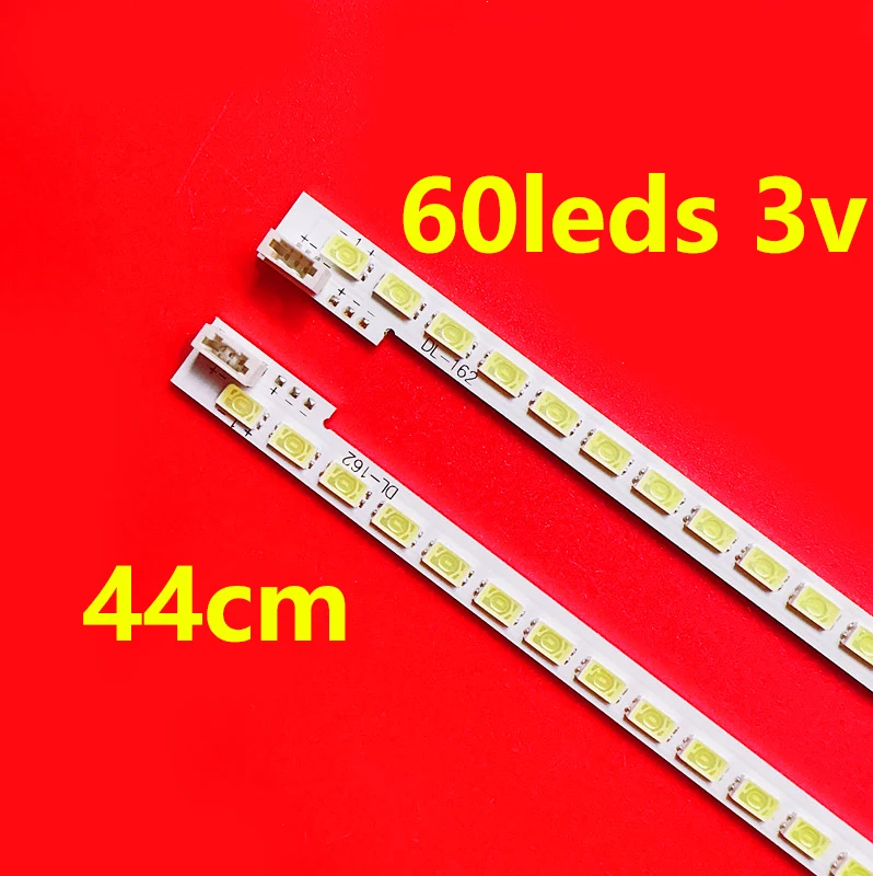 New 2pcs 440mm LED Strips 40 TV 40TL838 40RL838 40HL150C SLED 2011SGS40 L 5630 60 H1 REV1.0 SLED 2011SGS40 R 5630 60 H1 REV1.0