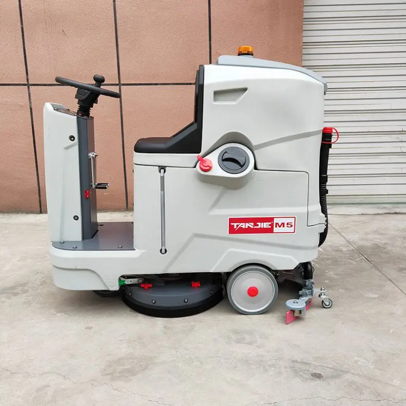 Ride On Auto Automatic Floor Scrubber Dryer Floor Scrubbing Washing Machine Industrial Commercial Tile Floor Cleaning Machine