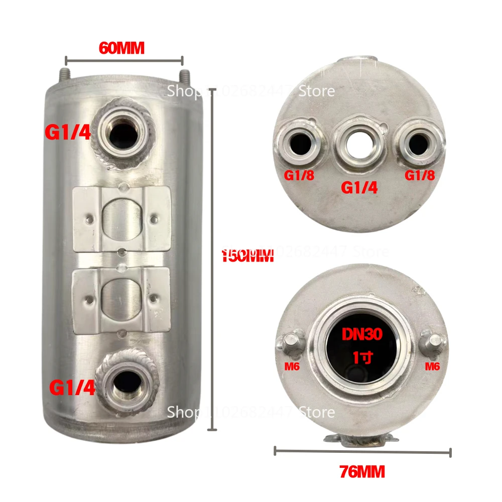 DIY hand rub coffee machine single extraction boiler 750ml304 stainless steel pressure 20bar