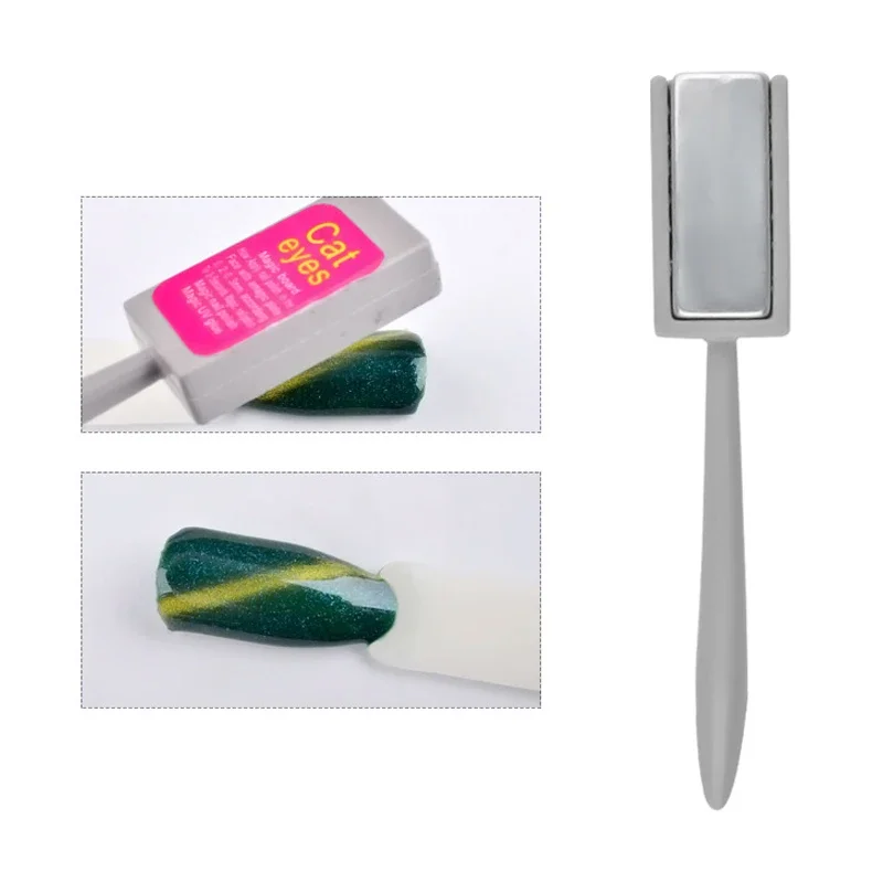 1 Pc Cat Magnetic Stick 9D Effect Strong สําหรับ UV Gel Polish Line Strip Multi-function Magnet Board เล็บเครื่องมือ