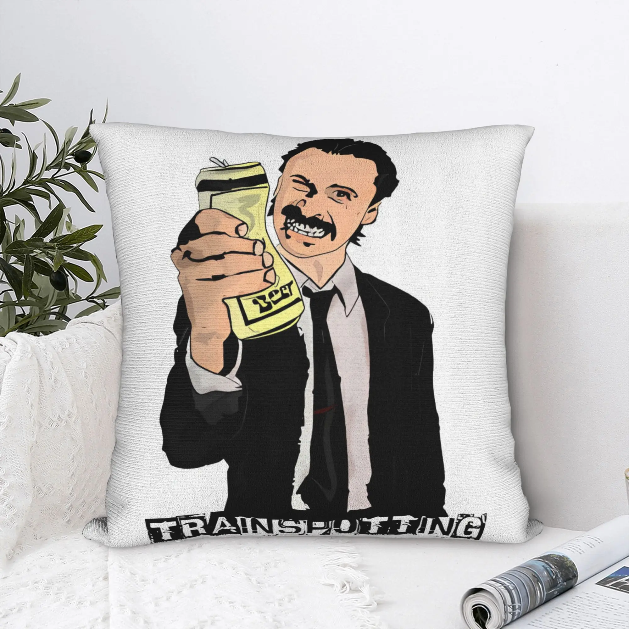 Movie Trainspotting Choose Life Pillow Cover  Soft Cushion Cover Retro Trendy Pillow Case For Wedding Party Home Decor