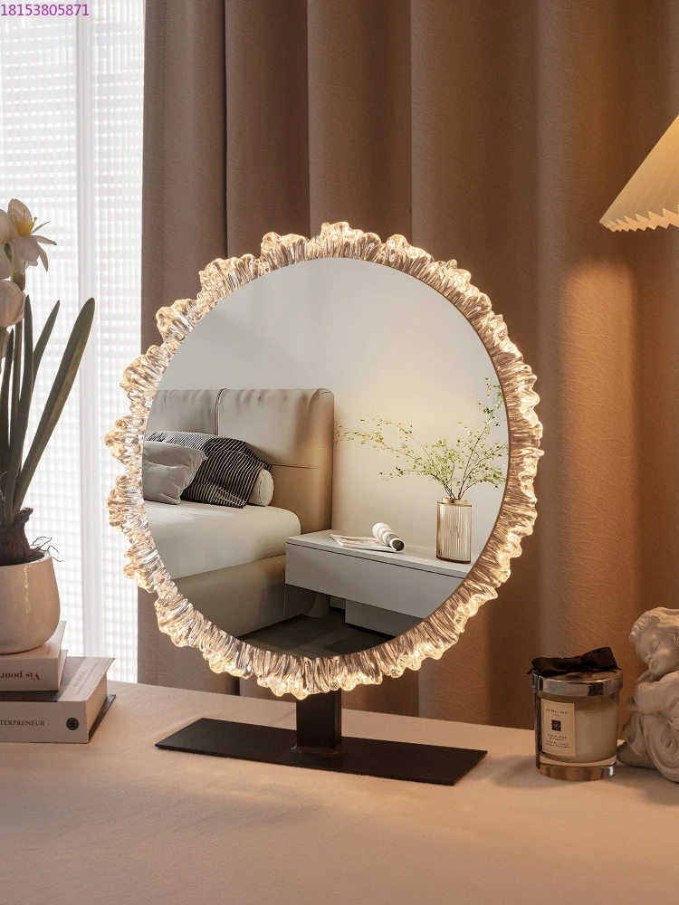 

Light luxury beauty mirror smart large vanity mirror