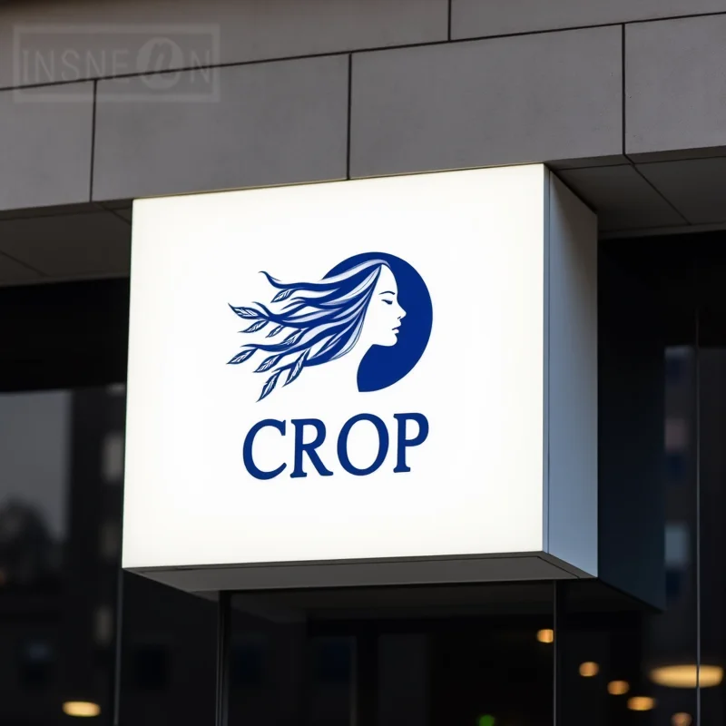 Custom LED Light Box For Business Outdoor Waterproof Acrylic Sign Board Double Sided Storefront Signage Wall Mounted Advertising