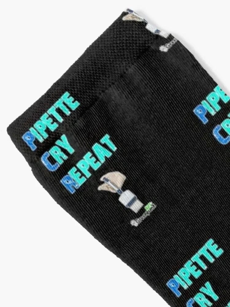 PCR pipette cry repeat! Socks set Running valentine gift ideas Women's Socks Men's