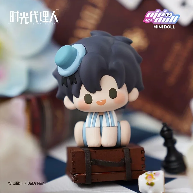 Link Time Wonderland Blind Box Doll Lu Guang Cheng Xiaoshi Qiao Ling  Li Tianxi Anime Collectible Desktop Ornament Girls Gift