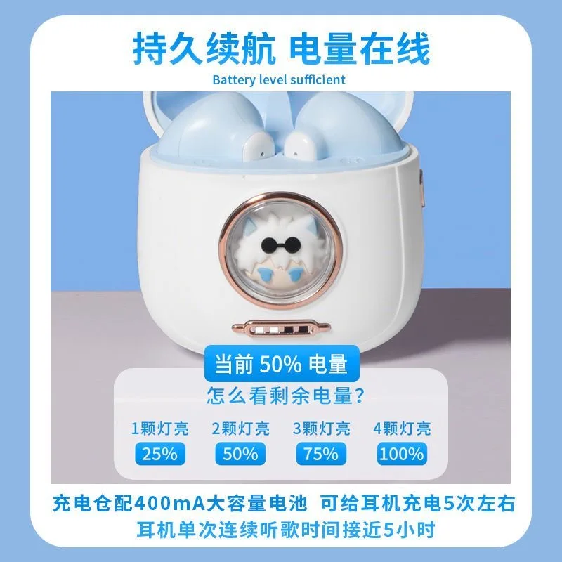 Gojo Satoru Wireless Headphone Game Anime Gift Cute HIFI