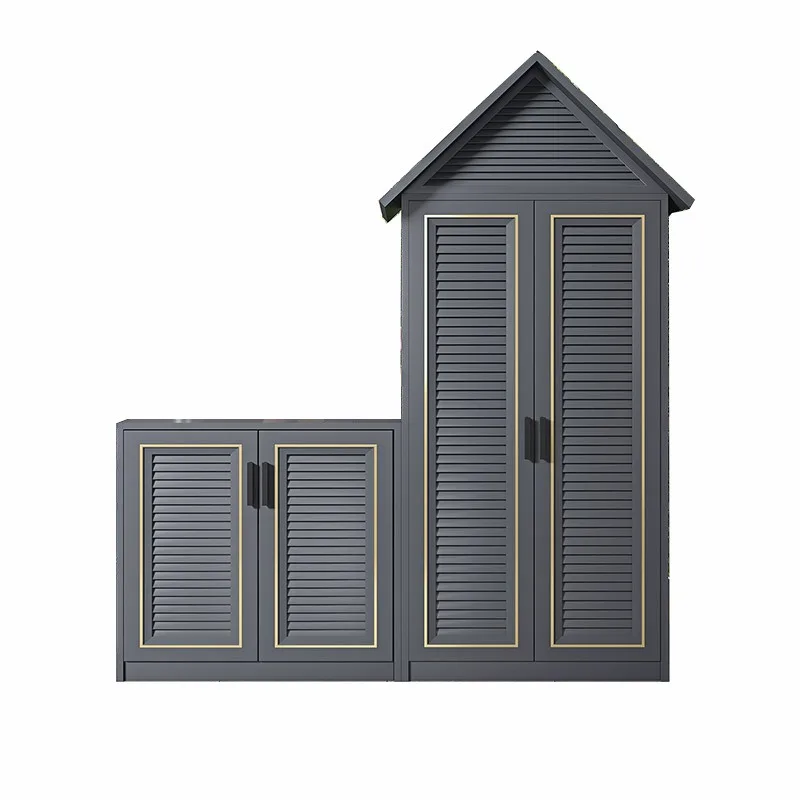 

All-aluminum alloy louver door locker, storage cabinet for large-capacity tools