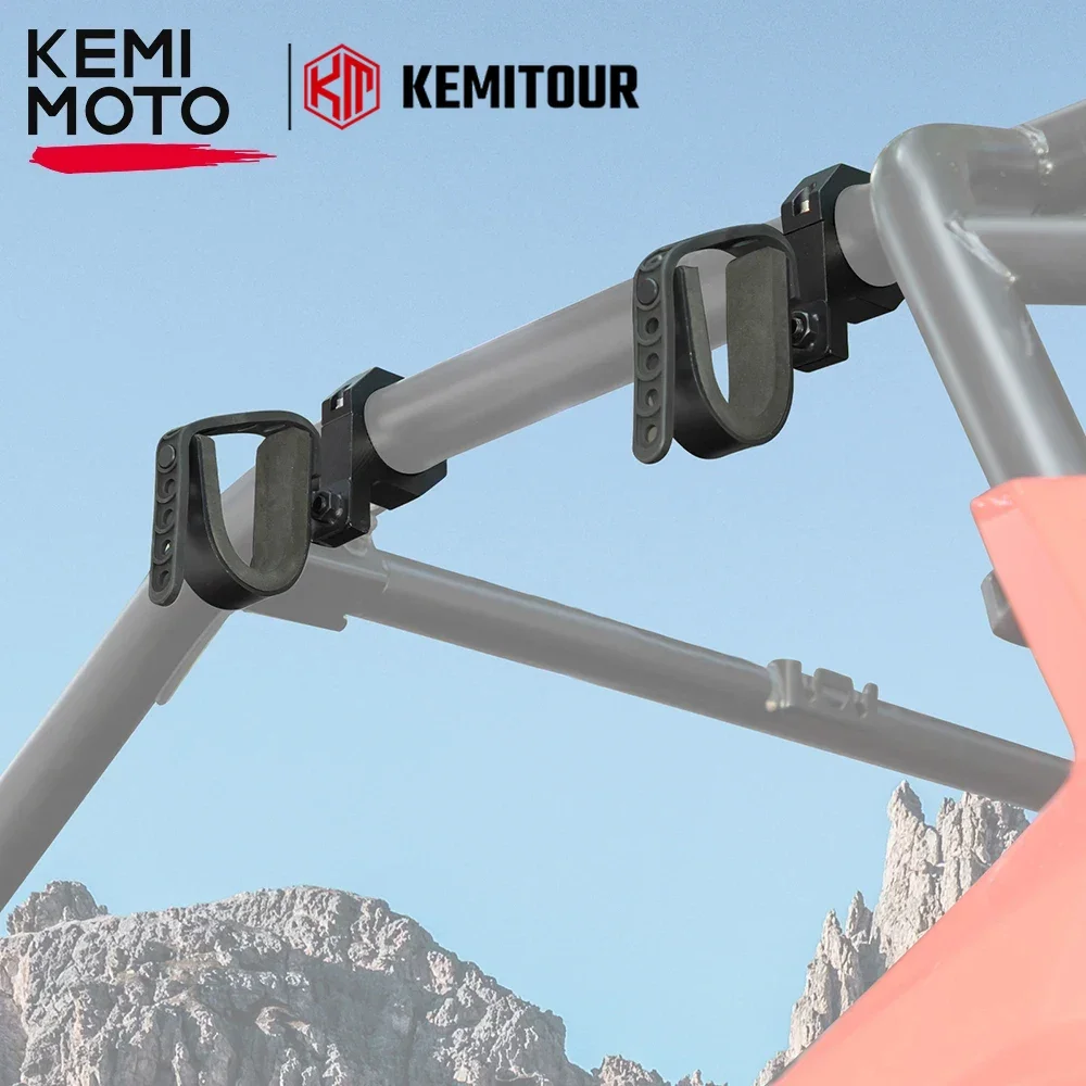 

KEMiMOTO UTV Gun Holder Mount 1.75-2” for Can-Am Maverick X3 Commander for Cfmoto Compatible with Polaris RZR 900 1000 XP Ranger