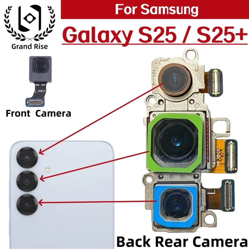 For Samsung Galaxy S25 Galaxy S25 Plus + Camera Set Front Camera Rear Camera SM-S931B SM-S931U SM-S936B SM-S936U Main Camera