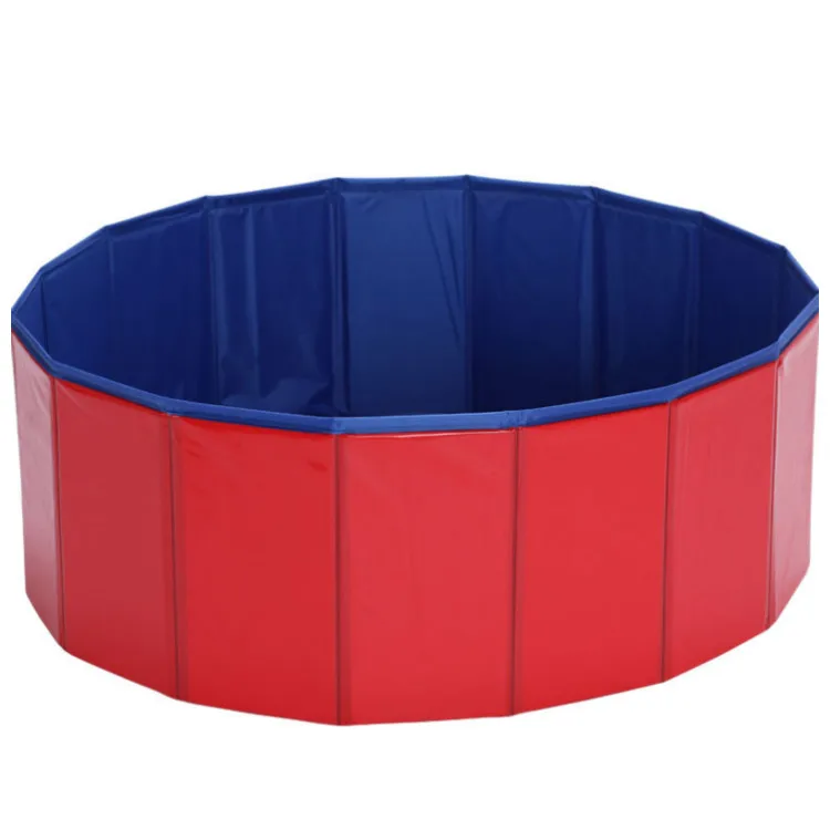 

Collapsible Pet Dog Bath Pool, Kiddie Pool Hard Plastic Foldable Bathing Tub PVC Outdoor Pools For Dogs Cat Kids