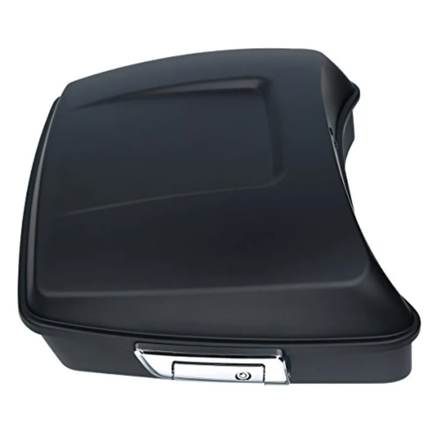 مسند ظهر لصندوق السيارة باللون الأسود غير اللامع 10.7 لنماذج Harley Road King FLHR Street Glide FLHX Electra Glide FLHT Touring 2014