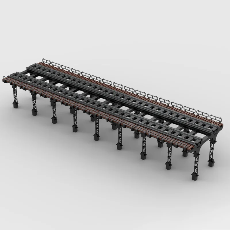 1991PCS MOC Detailed Passenger Train Model Railway Engineering Collector Precision Assembly Brick Showcase Decorative Toy Gift