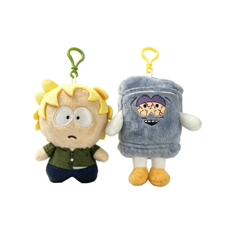 New Cute Anime South Park Towelie Tweek Plush Keychain Chains Small Pendant Kids Stuffed Toys For Children 12CM