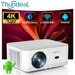 ThundeaL TD92Pro Mini Projector Full HD 1080P Projetor 5G WiFi Android 4K Video TD92 Pro Portable Beamer 3D Movie Home Theater