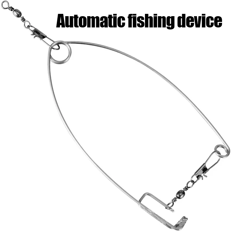 New Automatic Ejection Ice Fishing Bait Traps Fishing Device Spring Loaded Speed Hook Lazy Person Fish Hook