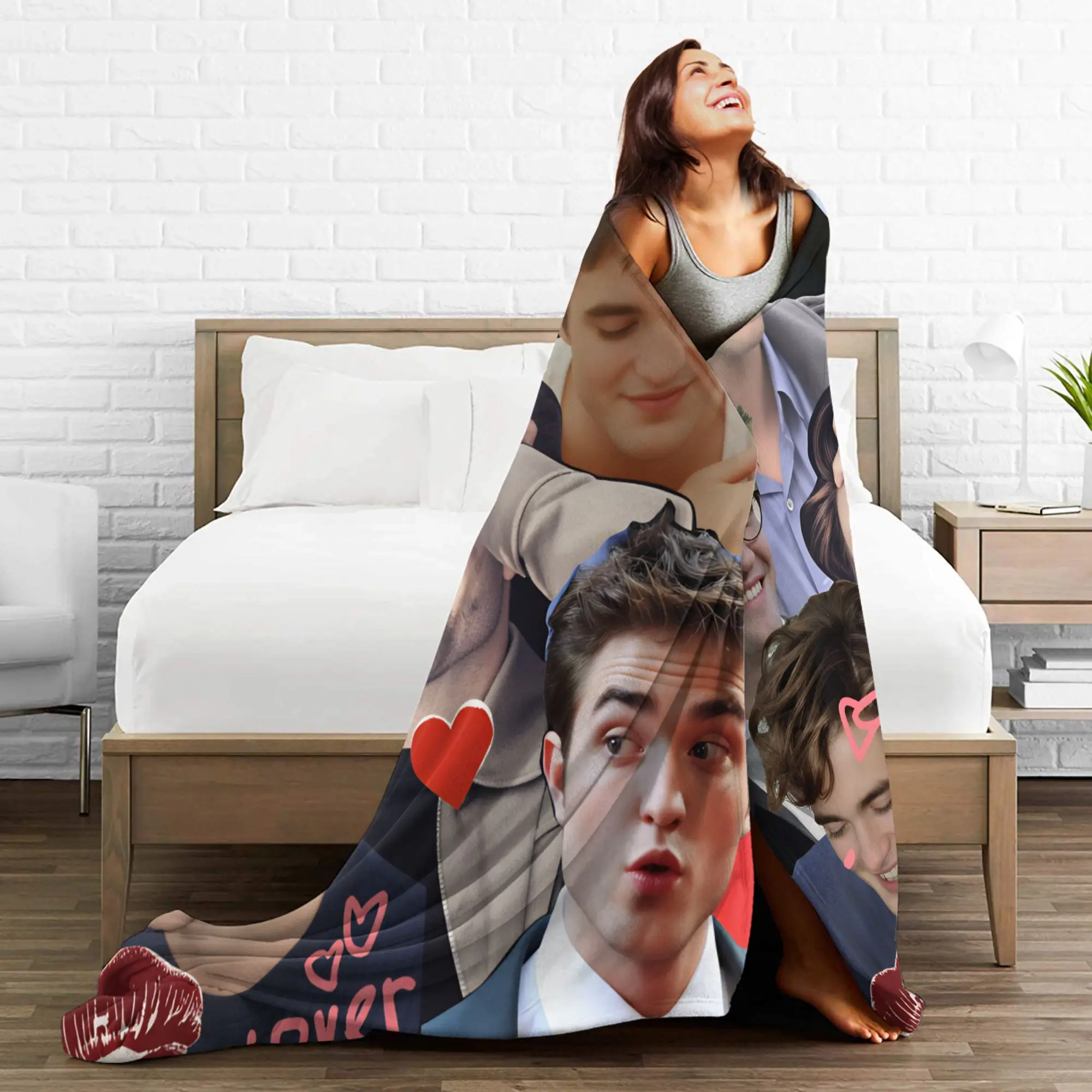 ديكور إدوارد الفانيلا بطانية الشتاء الشفق ساغا الدافئة رمي بطانية للفتيات الفتيان غرفة نوم الشارع المفرش أريكة غطاء سرير