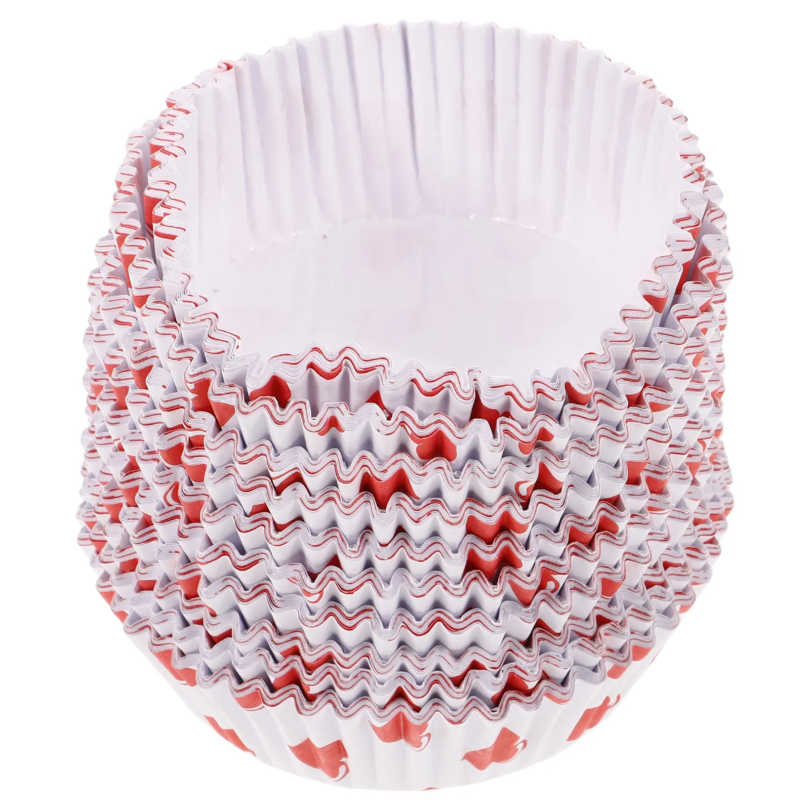 

100pcs Baking Cake Paper Cups Nonstick Heat Resistant Oil Proof Heart Round Cupcake Liners Disposable Muffin Supplies