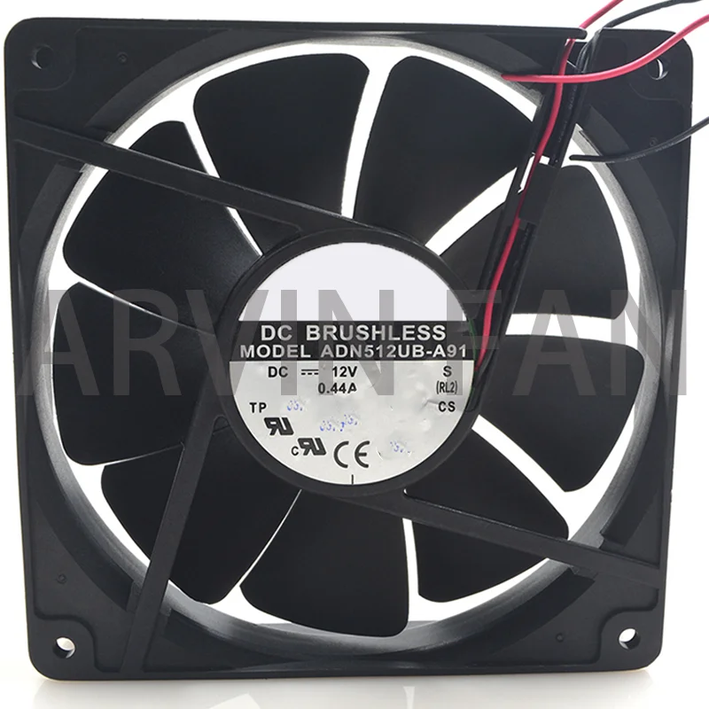 13525 ADN512UB-A91 135 * 135 * 25mm 12V Dual Ball Bearing Cooling Fan For 135*135*25mm