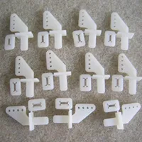 20Pcs Nylon Pin Horns 4 Hole For Rc Airplane Parts Remote Control For Model Foam Electric Rc Plane L Parts  Toys Accs