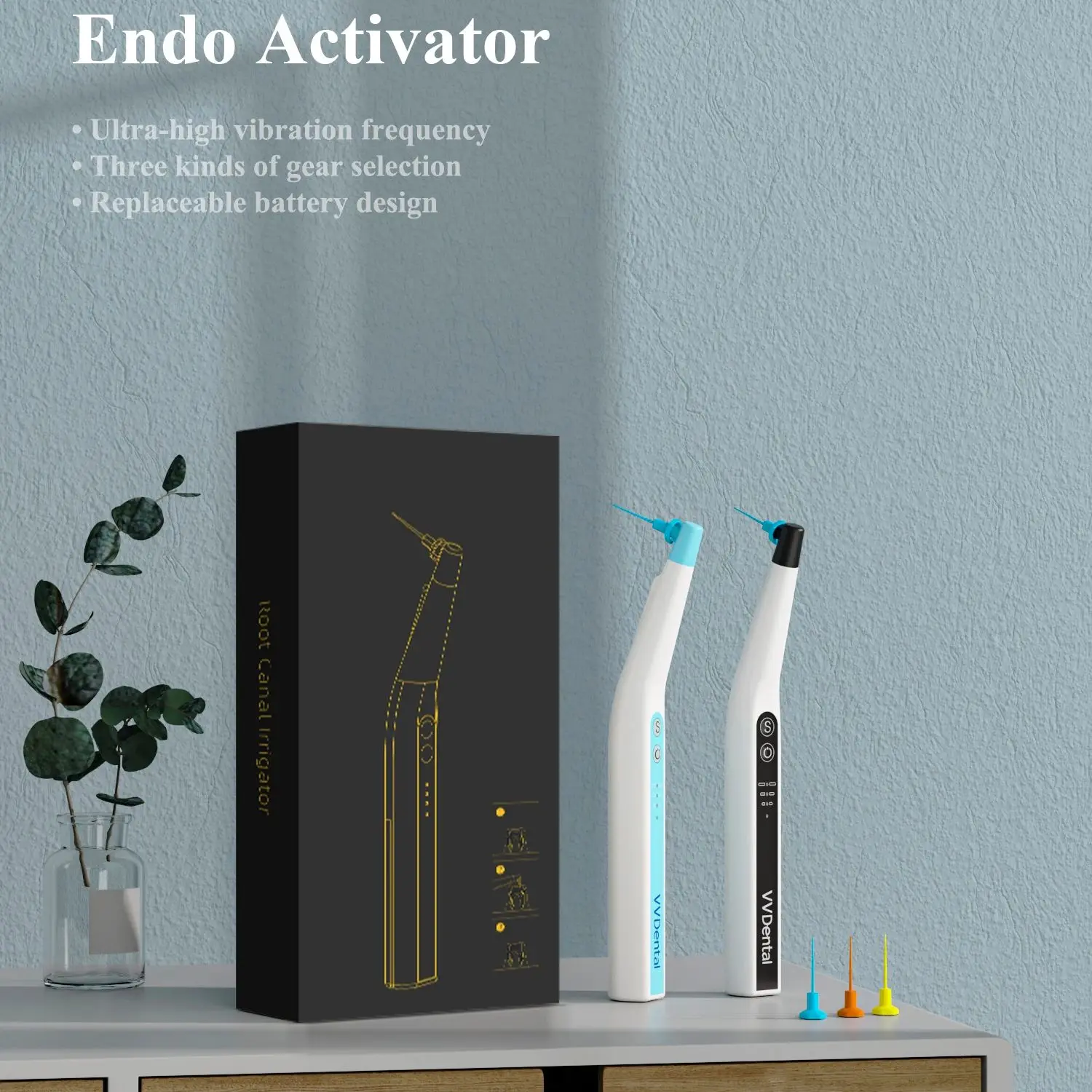 

Dental Sonic Irrigator Tips Endo Activator With LED Light For Dental Instrument Root Canal Sonic Irrigator Endodontic Tools