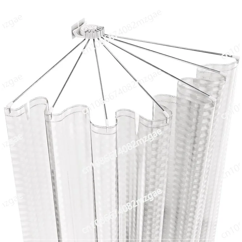 

Различная поворотная угол, полукруглая занавеска для душа в ванной комнате без перфорации, веерообразная дуга из нержавеющей стали